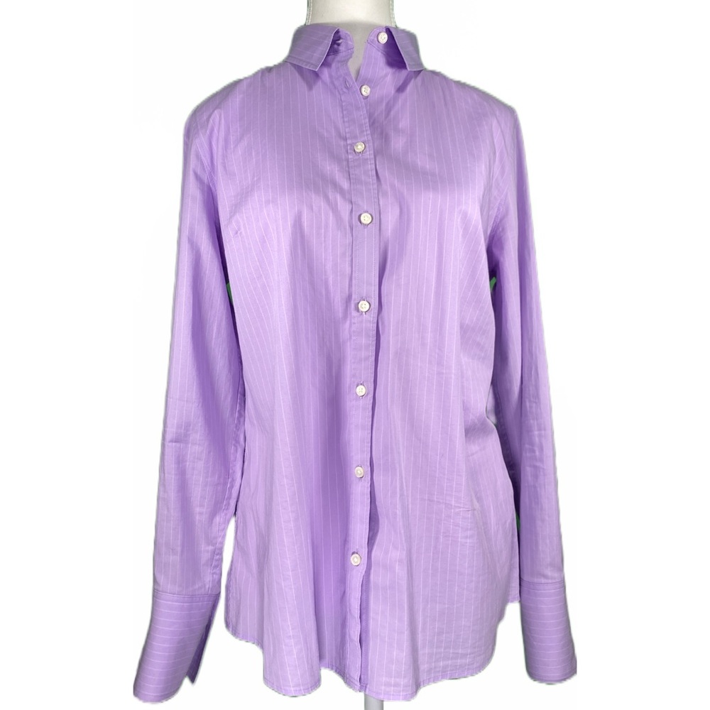 Banana Republic Button Down Dress Shirt Lavender Purple - Women’s Size 10